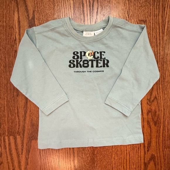 Zara Other - NEW Zara Skateboarding Tee Sz 2
